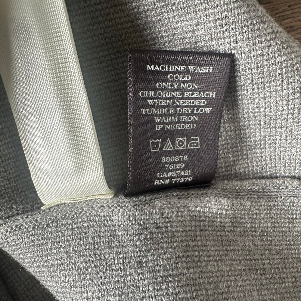 Ann Taylor Gray Pleated Knit Skirt Size Large NWT - Picture 6 of 7